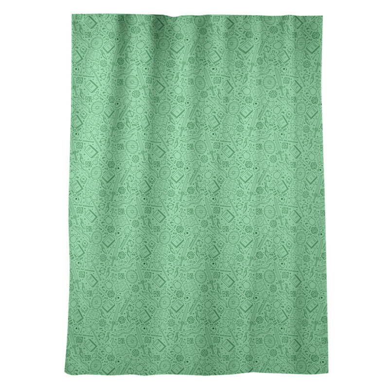 Panneau de rideau simple occultant et isolant avec passe-tringle rpg window Avicia, vert