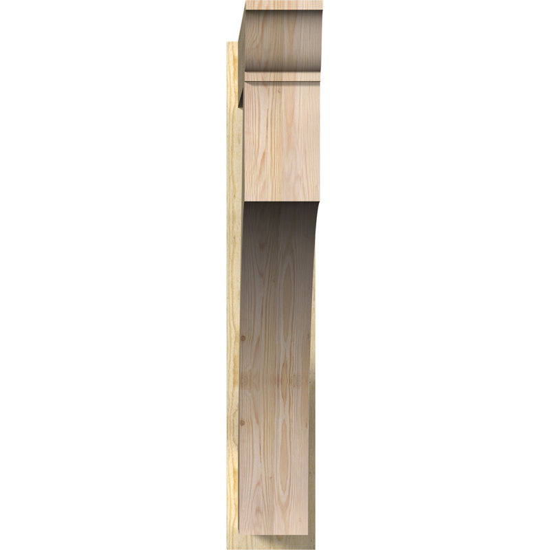 Persienne en bois Westlake, Sapin Douglas de 7 1/2 po (lisse), P 46 po x H 46 po