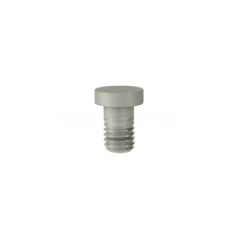 Extended Button Center Hinge Tip, Bright Nickel