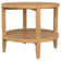 Mahir Maple End Table with Shelf