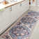 Huddleston Ornate Large Medallion Machine-Washable Blue/Beige Rug