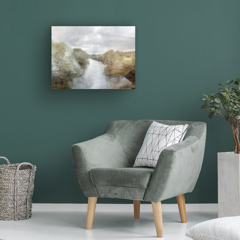 Rivière sur toile