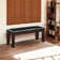 Carlsen Upholstered Bench with Button Tufted