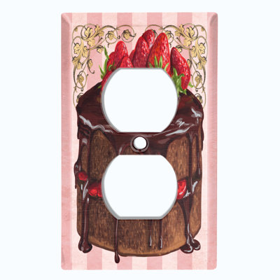Assiette murale Strawberry Layered