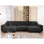 Mollis 6 Seater Corduroy Sofa Bed-2025651693