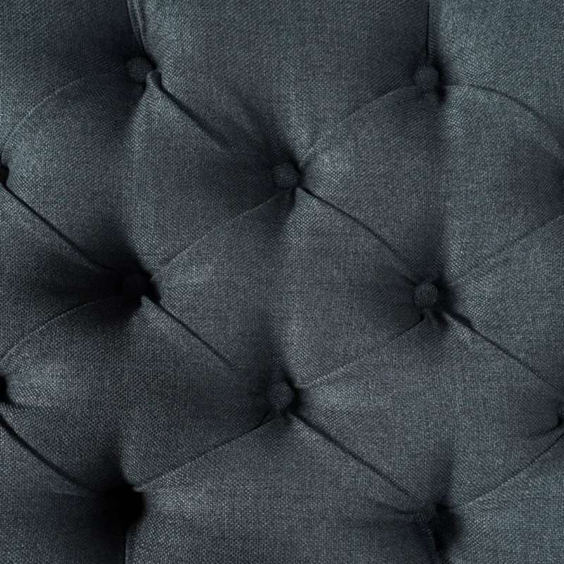 GLOUSTER STORAGE OTTOMAN V2, Dark Gray