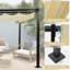 Pergola en aluminium avec auvent, Pergola rétractable d'extérieur avec auvent de soleil-114353337-114353336