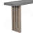 Uniquely Designed Oak Veneer Console Table with Distinctive Side Shapes, Suitable for Entryway, Hallway-1023921612
