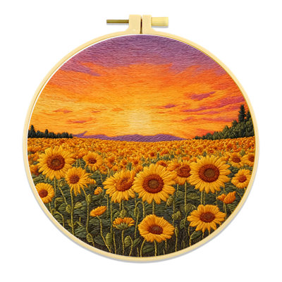 Sunflower Sea Embroidery Kit