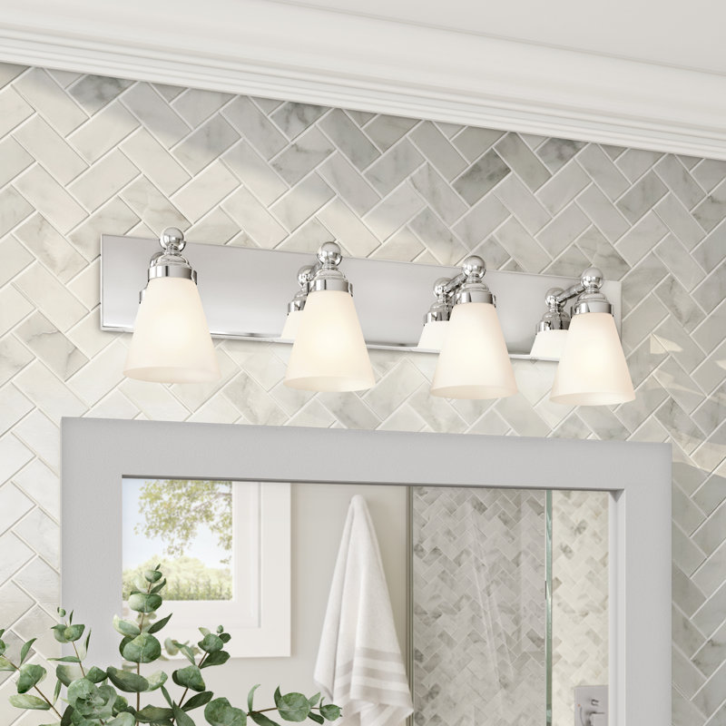 Bennfield 4 - Light Dimmable Vanity Light, Chrome