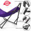 Hamac double Tranquillo Universal avec support inclus pour 2 personnes / support pour hamac pliable Capacité de 600 lb - Inhouse, extérieur, camping, mauve-1620018194-1649363530