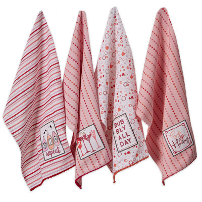 Cotton Embroidered Kitchen Towel Linen Set