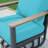 3-Piece Outdoor Aluminum Swivel Rocker Chair Conversation Set With Cushions And Side Table-1512242252