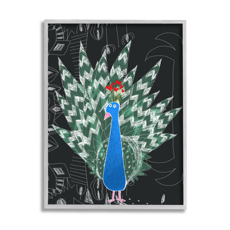 Art encadré pour enfants, H 20 po x l 16 po x P 1,5 po, Estampe numérique Farmhouse