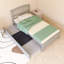 Cadre de lit plateforme 80 po x 42 po avec lit gigogne en bois-1111130888