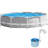Intex Prism Frame Pool Set With Filter Pump 10ft X 30in Plus Deluxe Pool Skimmer