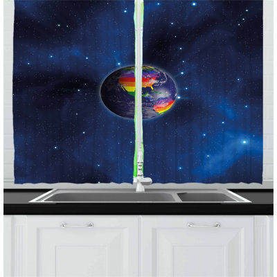 Pointed Kitchen Curtain