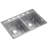 Crosstown Stainless Steel 33" L x 22" W Double Basin Dual Mount Kitchen Sink-123538621-44431497