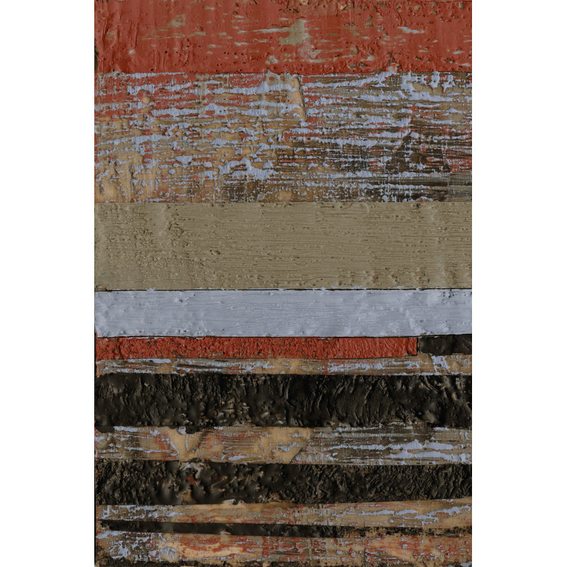 Wax Textures I - Wrapped Canvas Painting, 46cm H x 30cm W x 3.8cm D