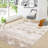 Moroccan Machine Washable Rugs for Living Room Bedroom Low Pile Non-Silp Area Rugs for Playroom Office Kitchen-1452695433