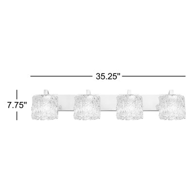 Leroux 4 - Light Dimmable Vanity Light