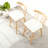 Upholstered Wooden Counter Stool-1177677599