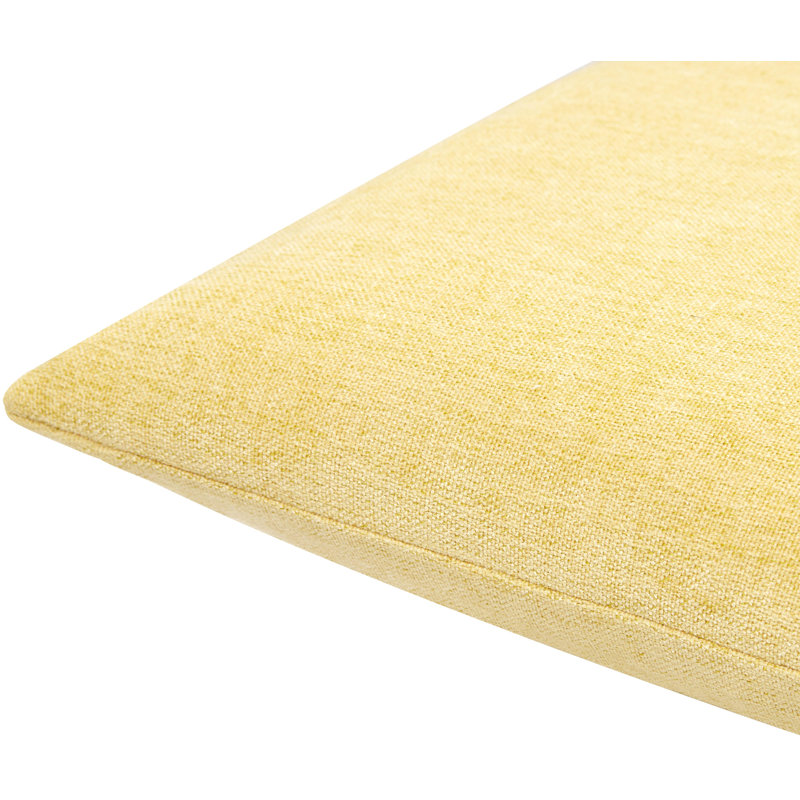 Zunaira Accent Throw Pillow Cover, Yellow, Down, 20"H x 20"W