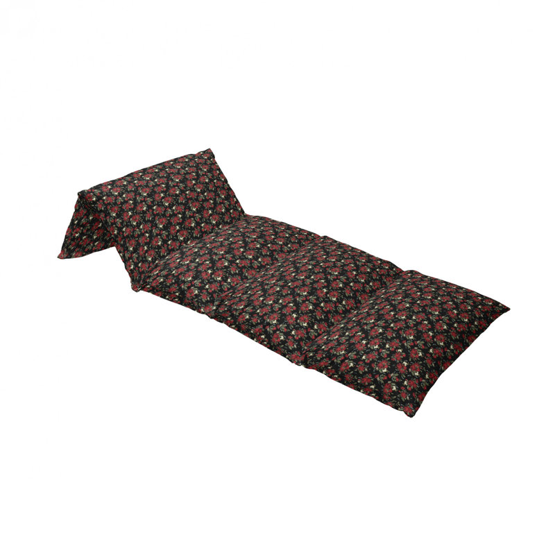 Housse de coussin d'extérieur Leaves Roses and Violets, H 2 po x l 36 po x P 88 po