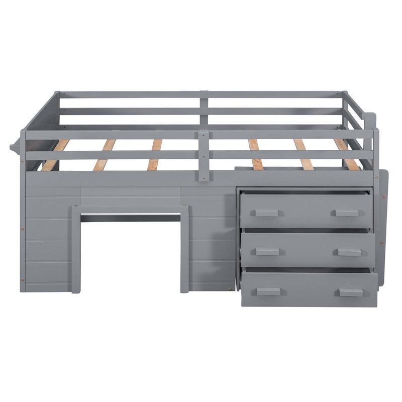 Lit mezzanine simple par Harriet Bee, gris