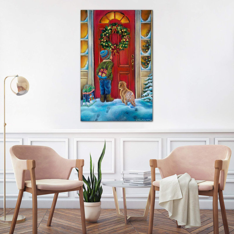 Home For The Holidays by Tricia Reilly-Matthews - Wrapped Canvas Painting, 101.6 cm H x 66.04 cm W x 1.91 cm D