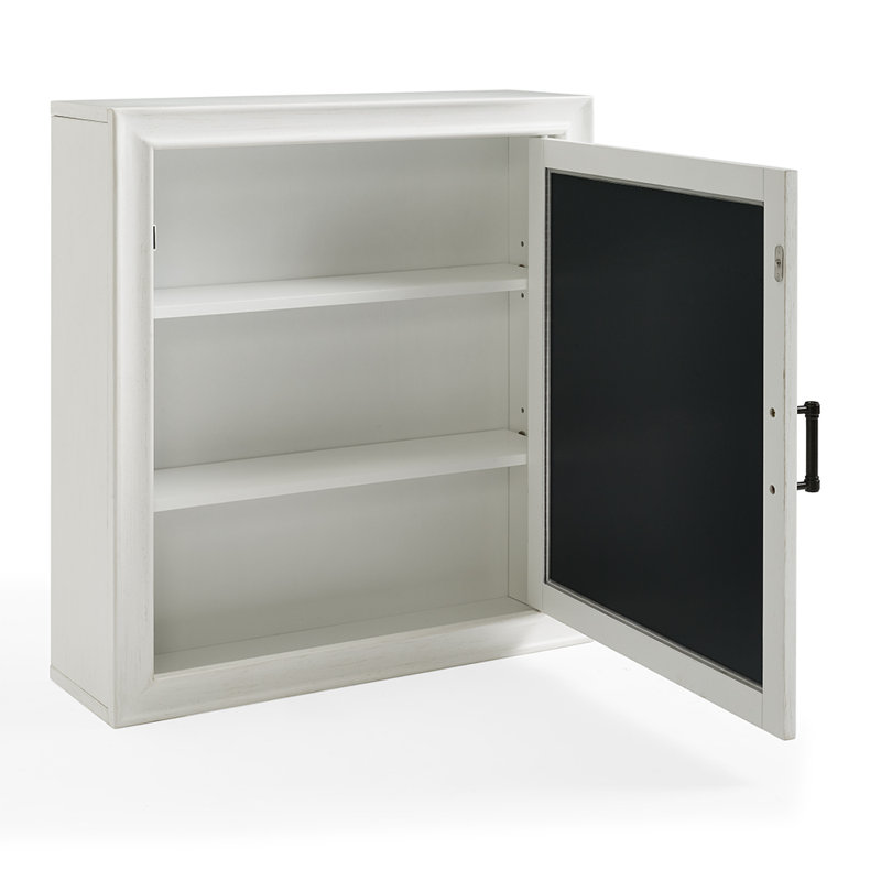 Armoire à pharmacie à fixation murale en surface avec 1 porte et 2 tablettes réglables de l 23,75 po x H 26 po Jesse