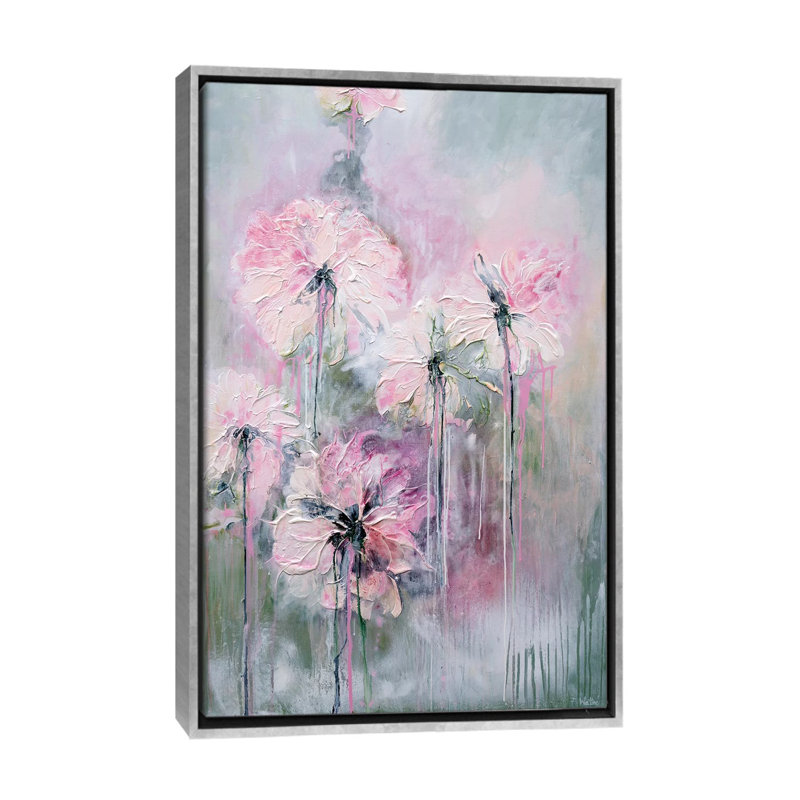«Gentle Summer Rain», reproduction d'art, H 60 po x l 40po x P 1,5 po, Cadre argenté
