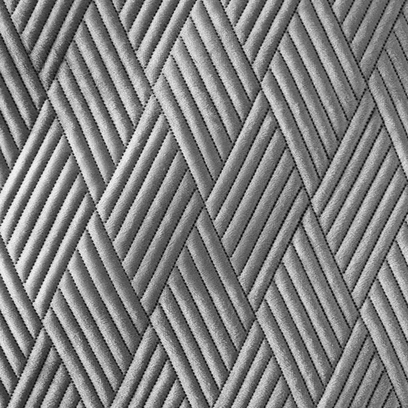 Microfiber Square Pillow Case, Silver