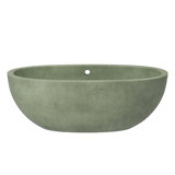 Avalon NativeStone Freestanding Soaking Cement Bathtub