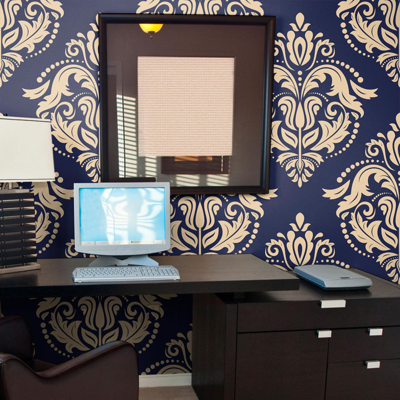 Reneau Basic Removable Peel and Stick Wallpaper Panel, 126" L x 24" W