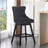 Solid wood Swivel Stool-384278137-384278136