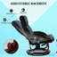 Fauteuils inclinables Modern Vibration, cuir synthétique et acier, à la maison ou au bureau