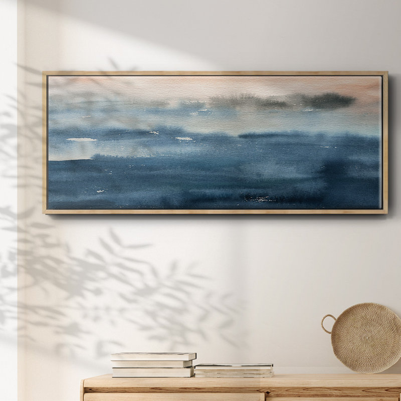Lake Sunrise- Framed Canvas
