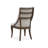 18.75'' H Fabric Upholstered Oak Armchair