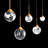 Quest 5 Light Crystal LED Multi-Light Pendant-101292274