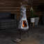 Hourglass Clay Wood Burning Smokeless Chimnea-501519228-501519230