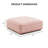 Aukeem Upholstered Square Ottoman-980290674