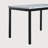 Lynnhaven Dining Table with Laminated Faux Marble Top and Metal Legs-242587325-242235520