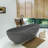 59'' x 29.5'' Soaking Solid Surface Bathtub