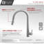 Siena Modern Single Handle Kitchen Faucet-61666668
