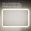 Miroir lumineux Essential 22 "X 34"