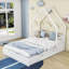 Lit standard en bois avec 2 tiroirs et lattes Fabrizia-2095317440