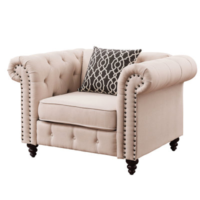 Fauteuil en lin Kien