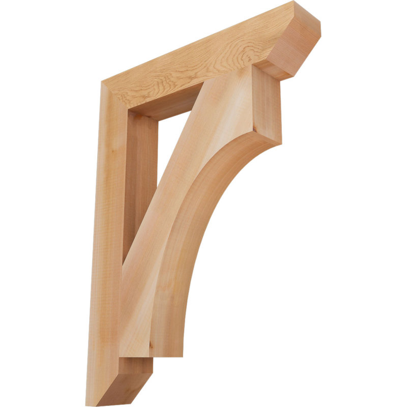 Support en bois Westlake, Cèdre rouge, H 30 po x l 3,5 po x P 22 po