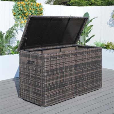 1000 L Rattan Garden Storage Box